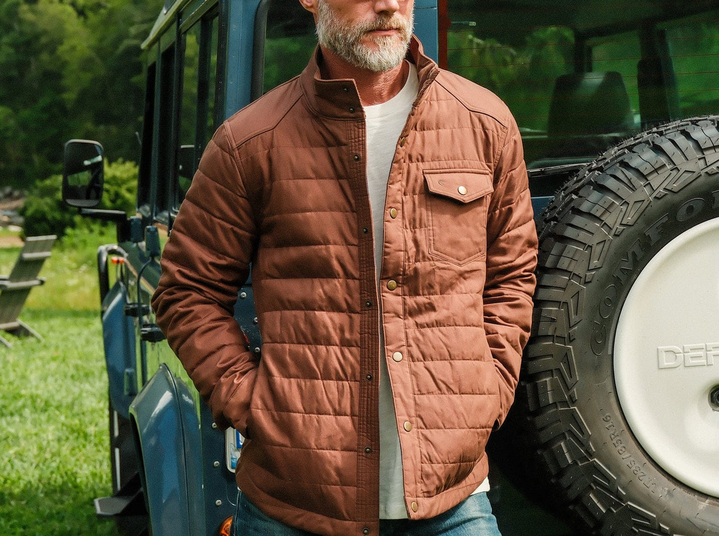 Quilted Wax Jacket | Oil Skin