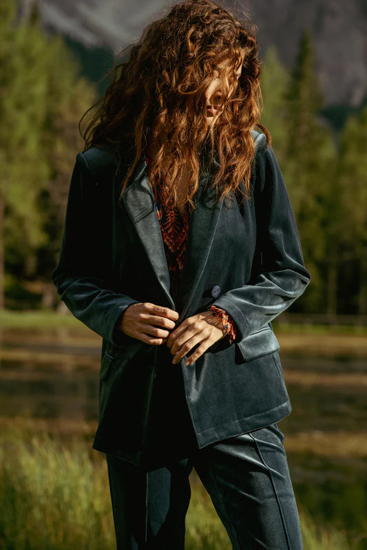 Ava Rose Jacket | Teal