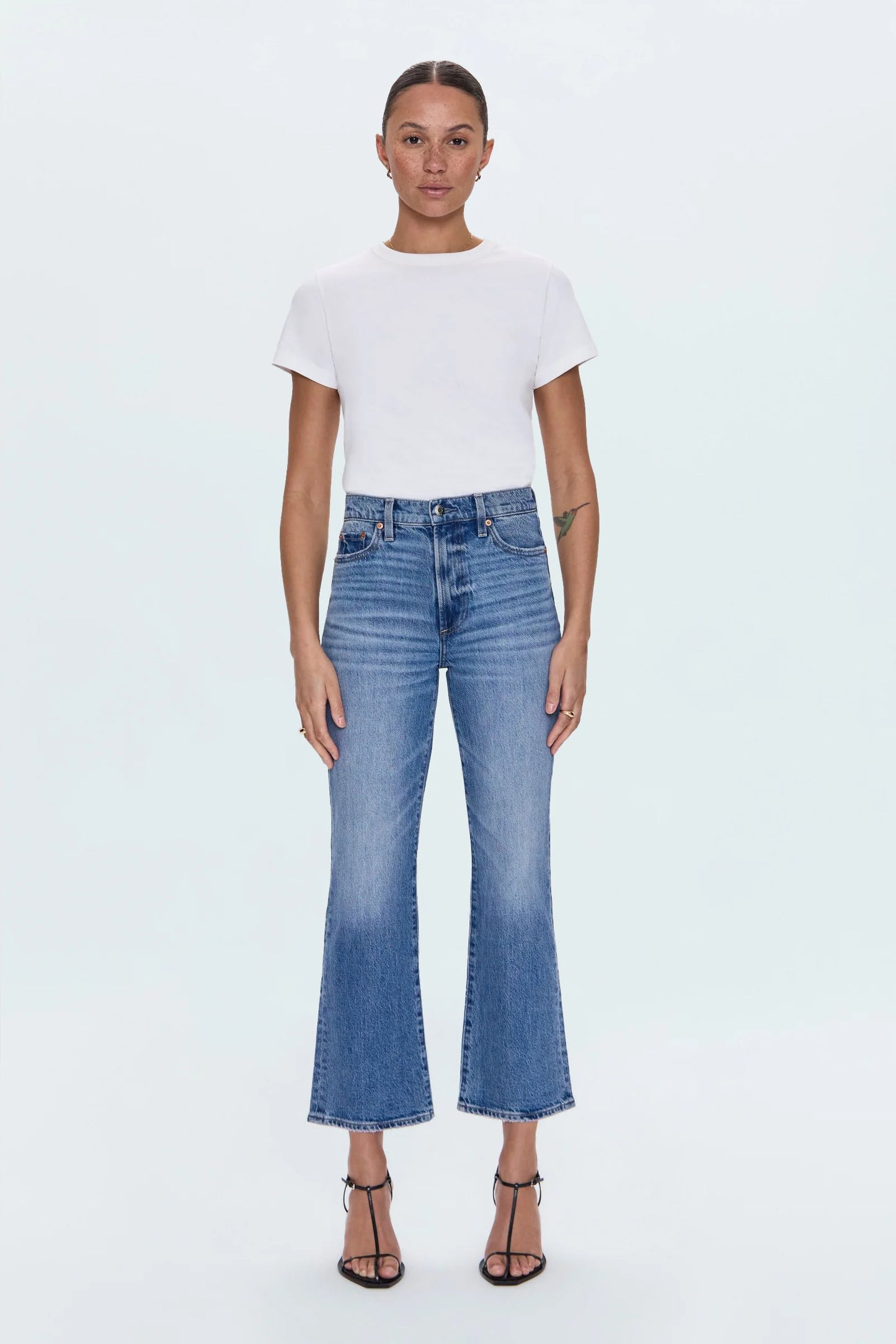Ally High Rise Vintage Ankle Boot Jean |Charleston