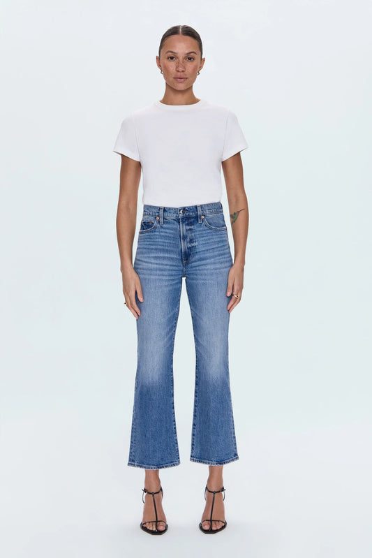 Ally High Rise Vintage Ankle Boot Jean |Charleston