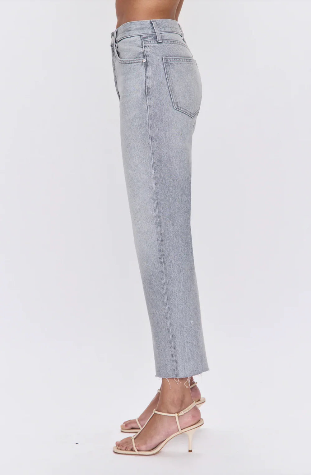 Cassie Super High Rise Straight Crop Jean | Enigma