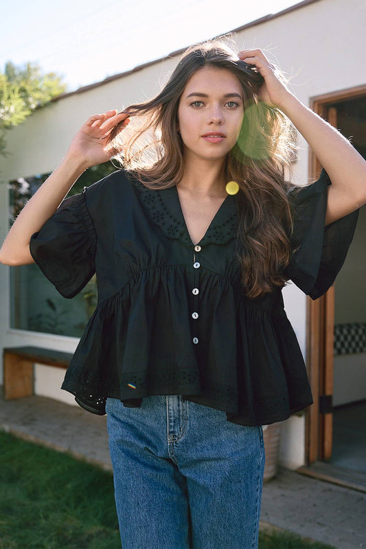 Georgia Collar Blouse