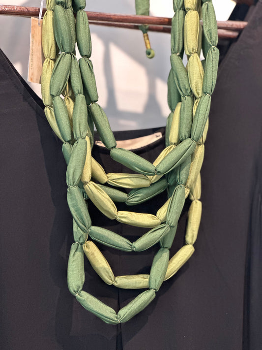Cleo Silk Scarf Necklace
