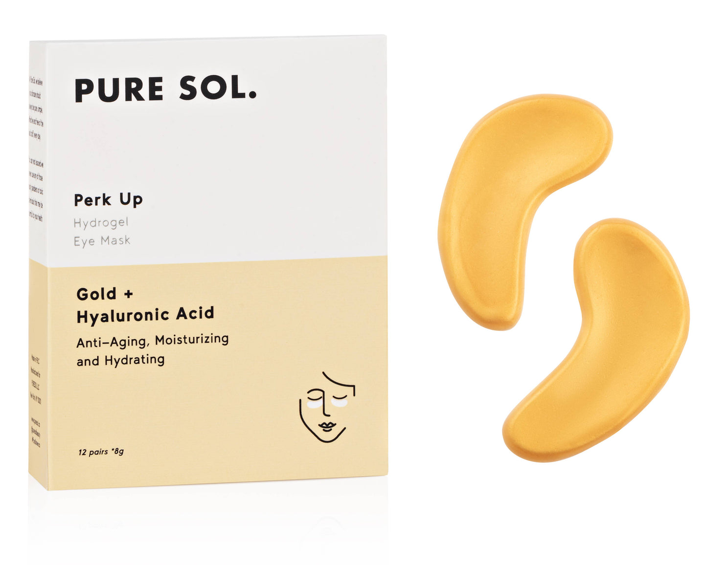 Perk Up - Gold and Hyaluronic Acid Eye Gel Mask