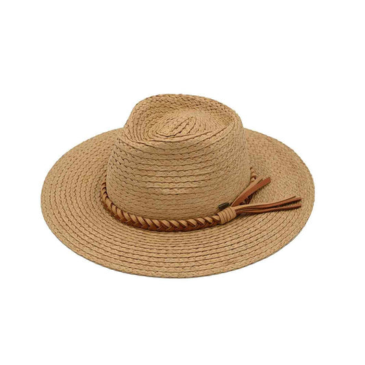 Braided Band Straw Panama Hat