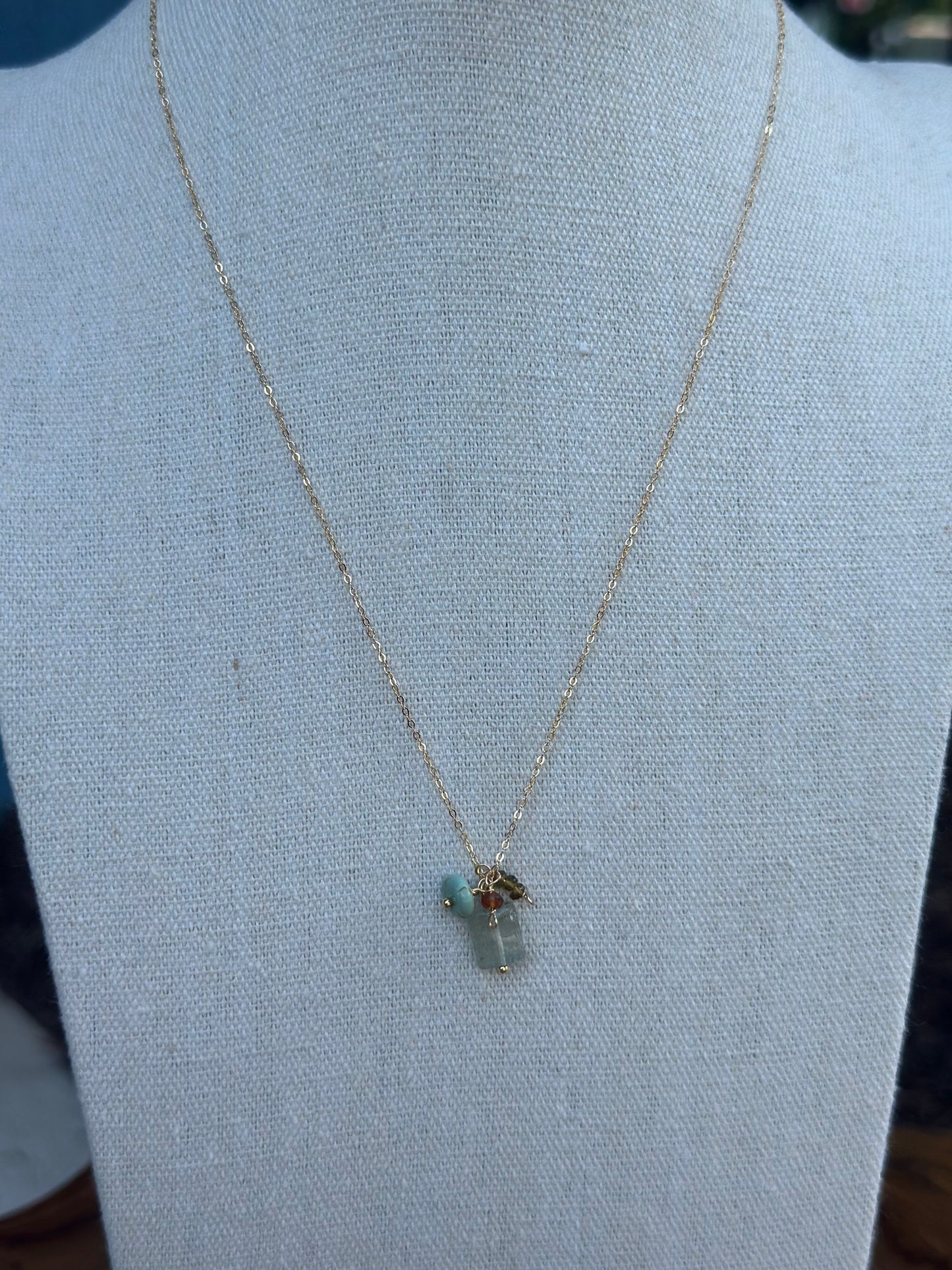 Aurora Cluster Necklace