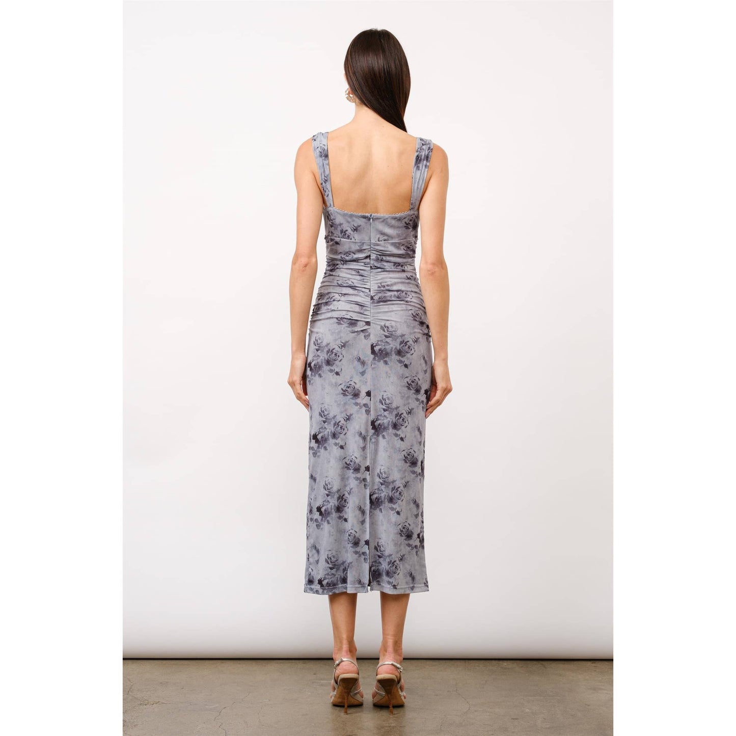 Hayley Ruched Fitted Maxi Dress