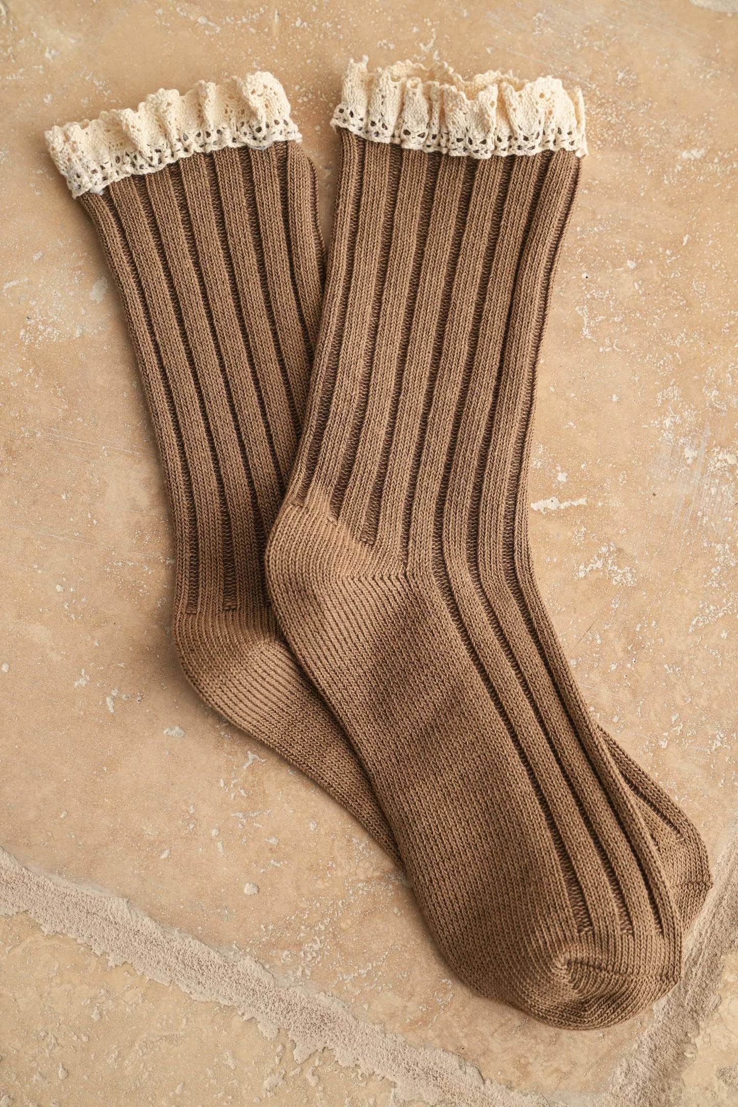 Clara Crochet Trim Socks