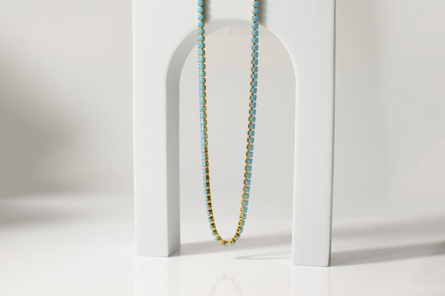 Turquoise Tennis Necklace