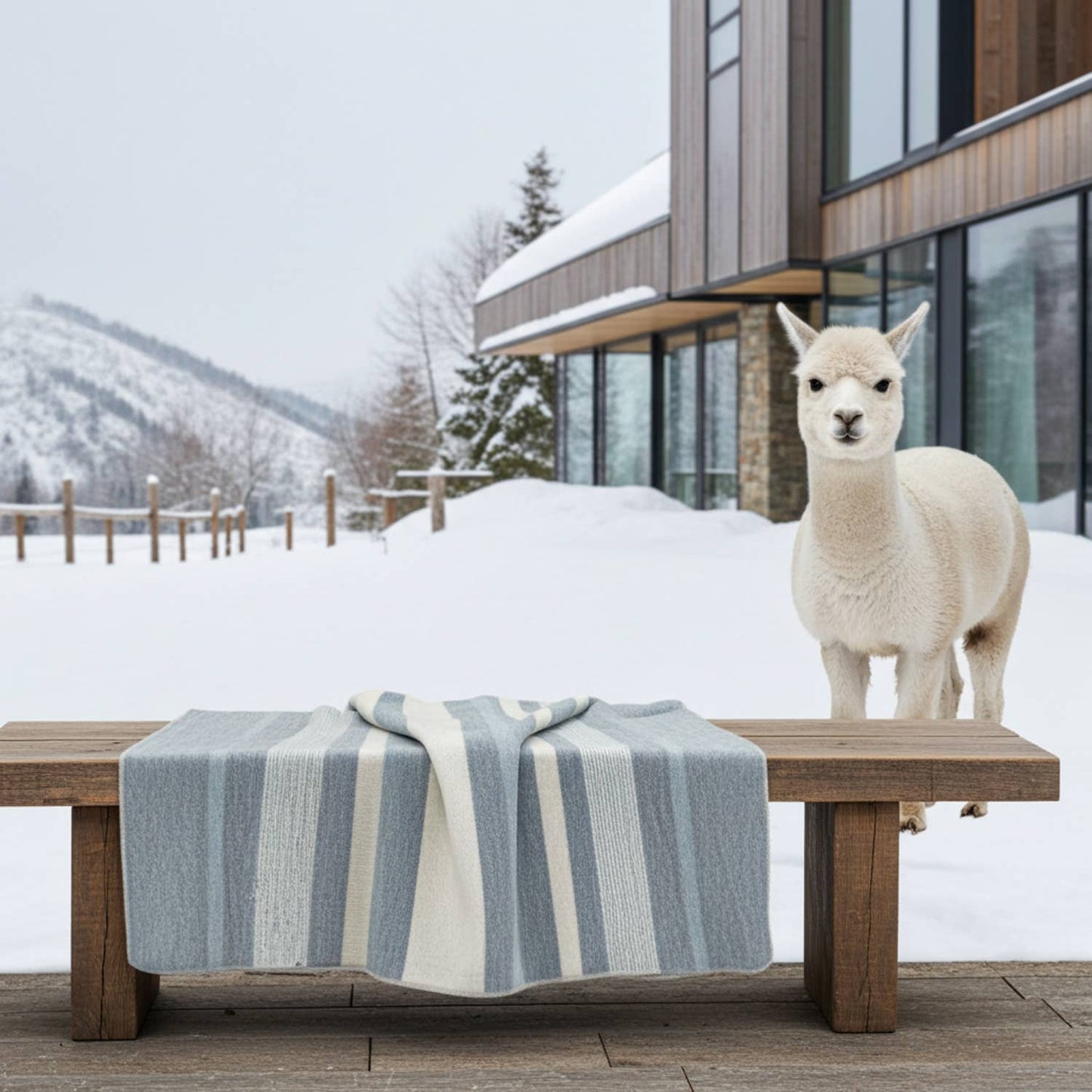 Alpaca Throw - Catalina