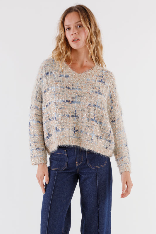 Davi Pullover Sweater | Multi