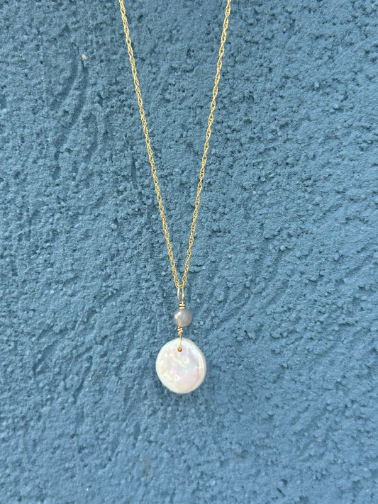 Pearl Coin Necklace