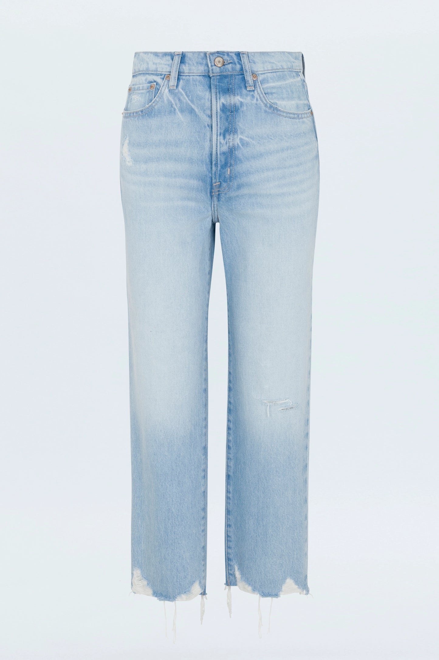 CASSIE CROP SUPER HIGH RISE STRAIGHT CROP JEAN | LEISURE VINTAGE