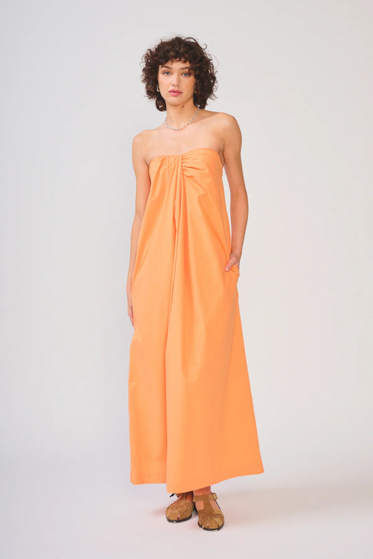 Rosalyn Dress | Tangerine