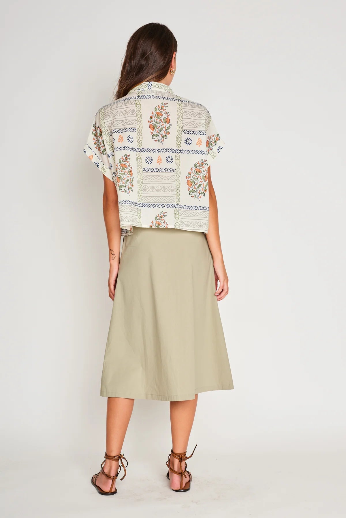 Aline Top | Desert Tile