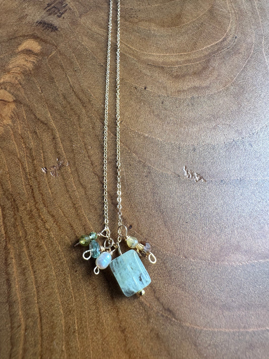 Compass Drop Necklace