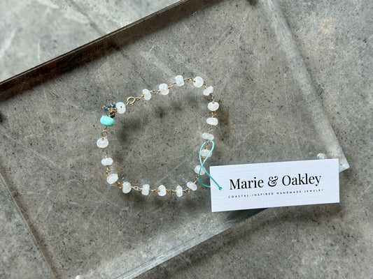 Moonlit Tide Bracelet | Moonstone, Soladite
