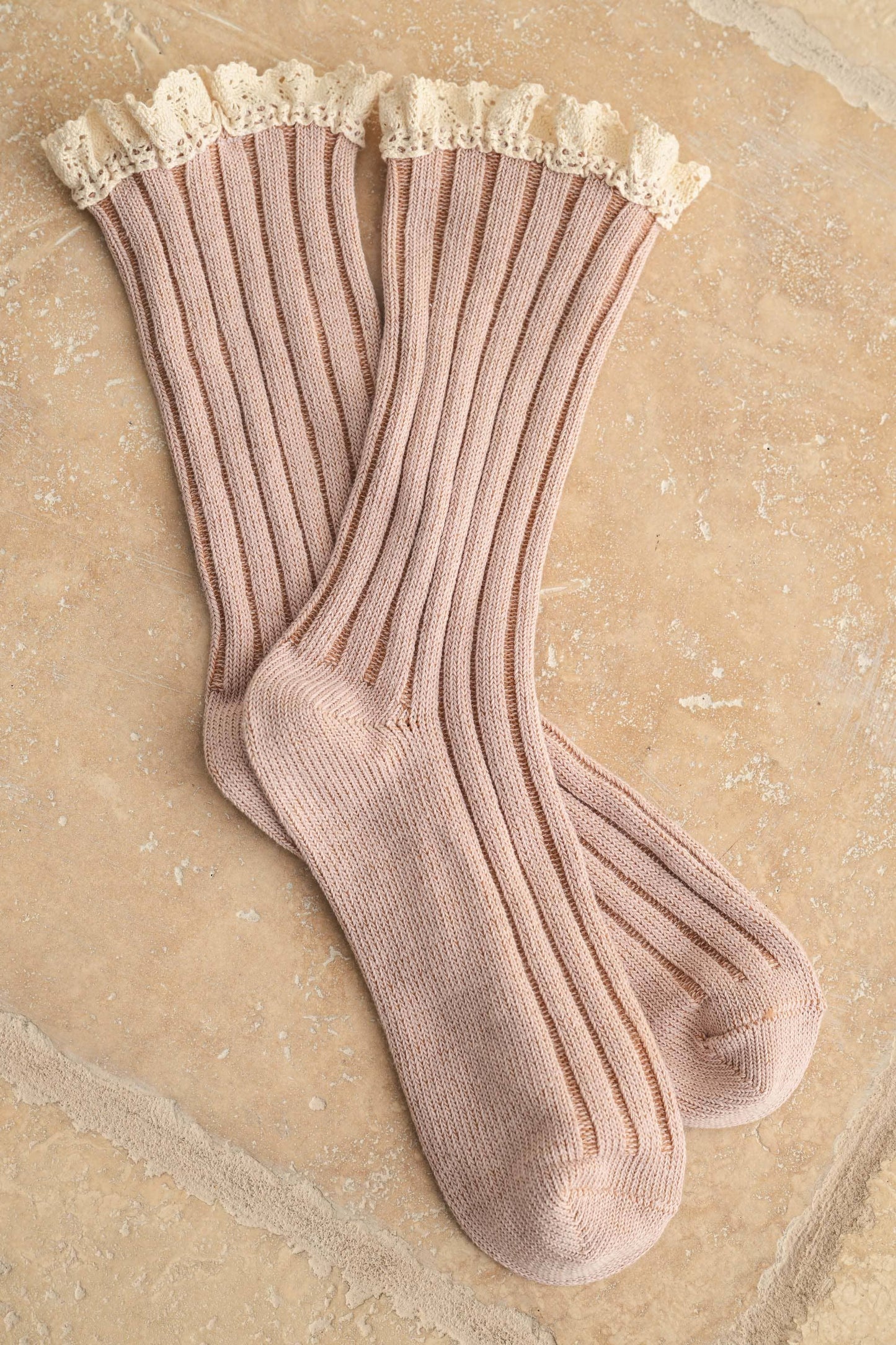 Clara Crochet Trim Socks