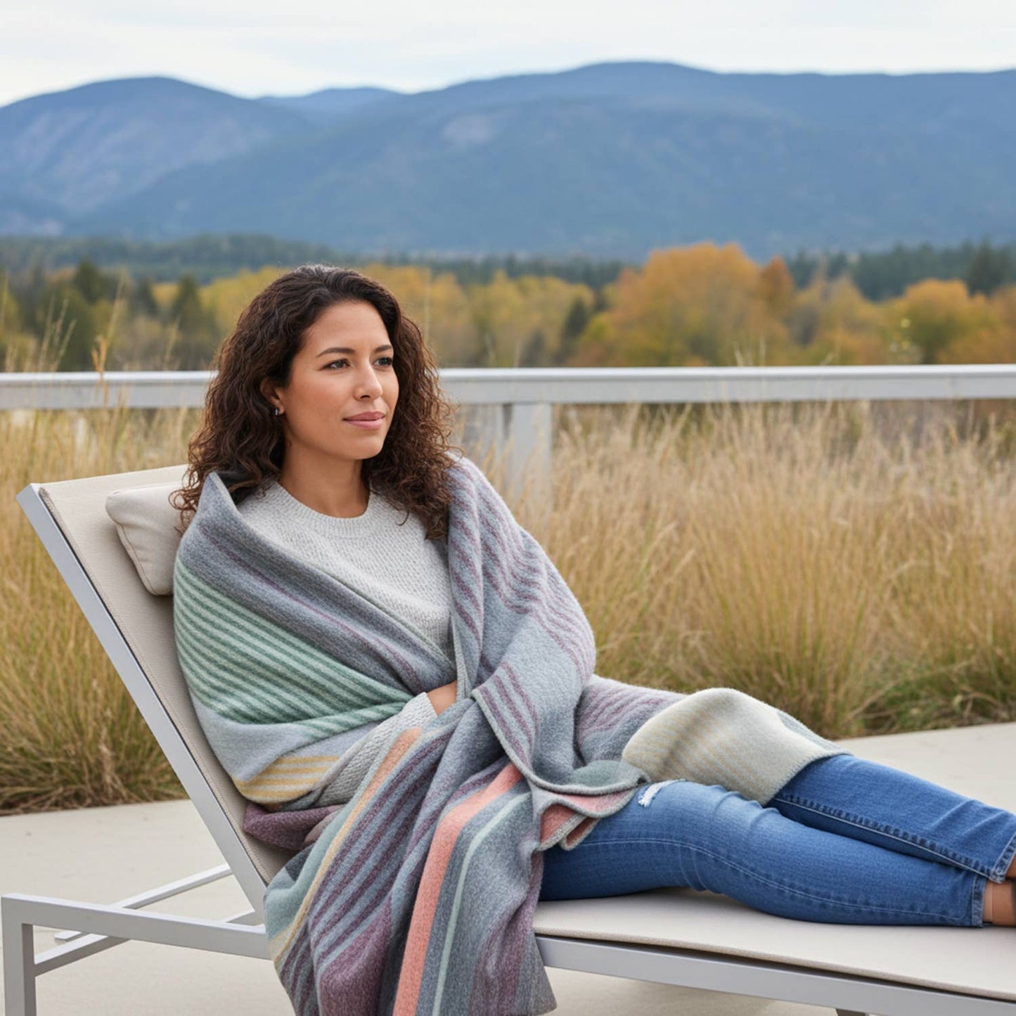 Alpaca Throw - Spectrum