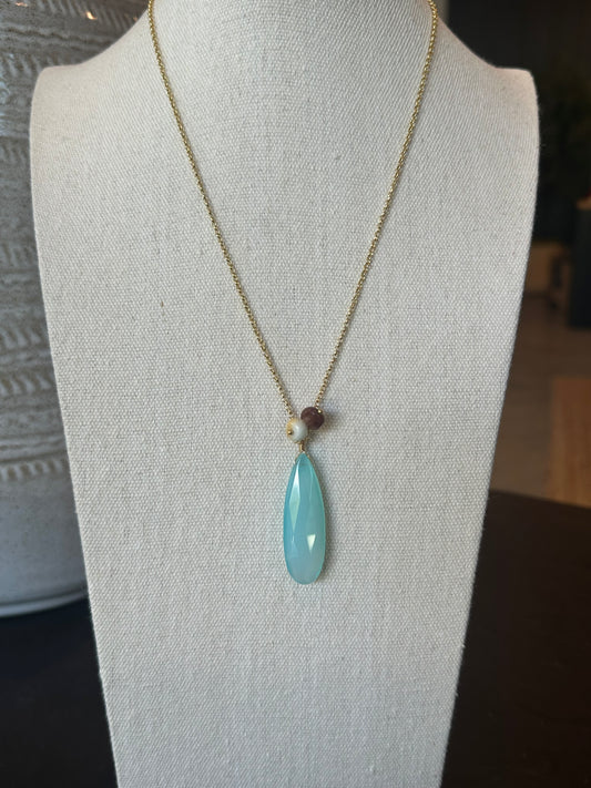 Lagoon Drop Necklace