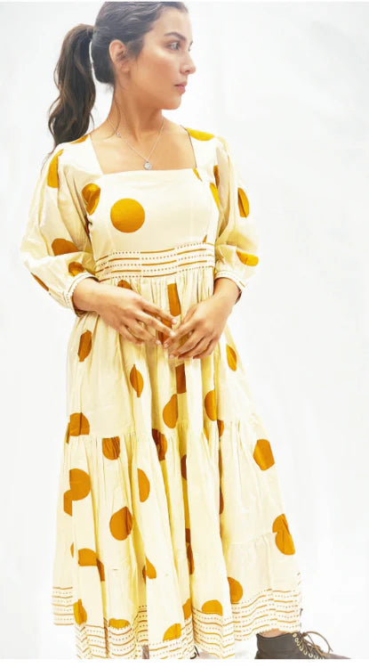 Lizzie Dress | Mustard