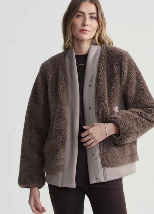 Joanna Reversible Jacket | Fungi/ Coffee Quartz