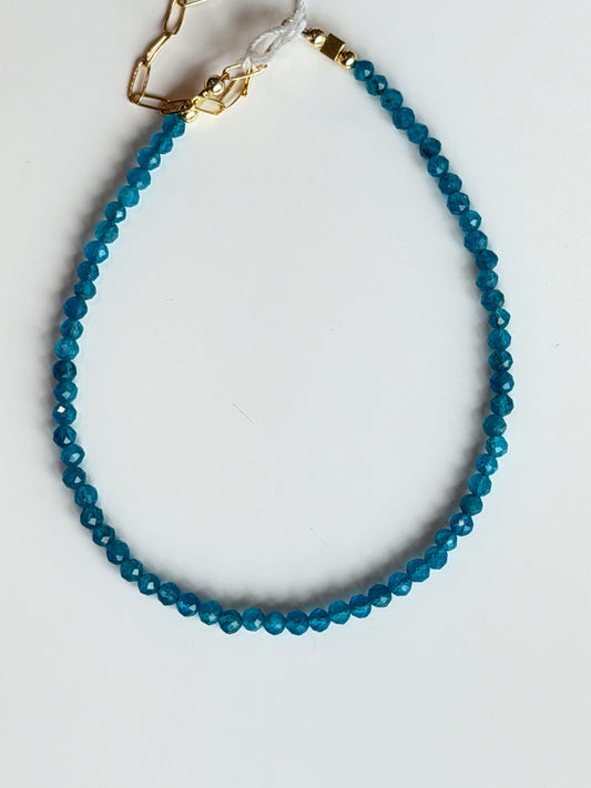Mini Neon Apatite Bracelet