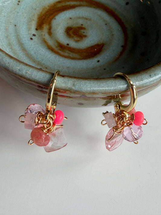 Blushing Beach Earring