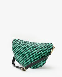 Grande Fanny | Mint Opal / Black Woven Zig Zag