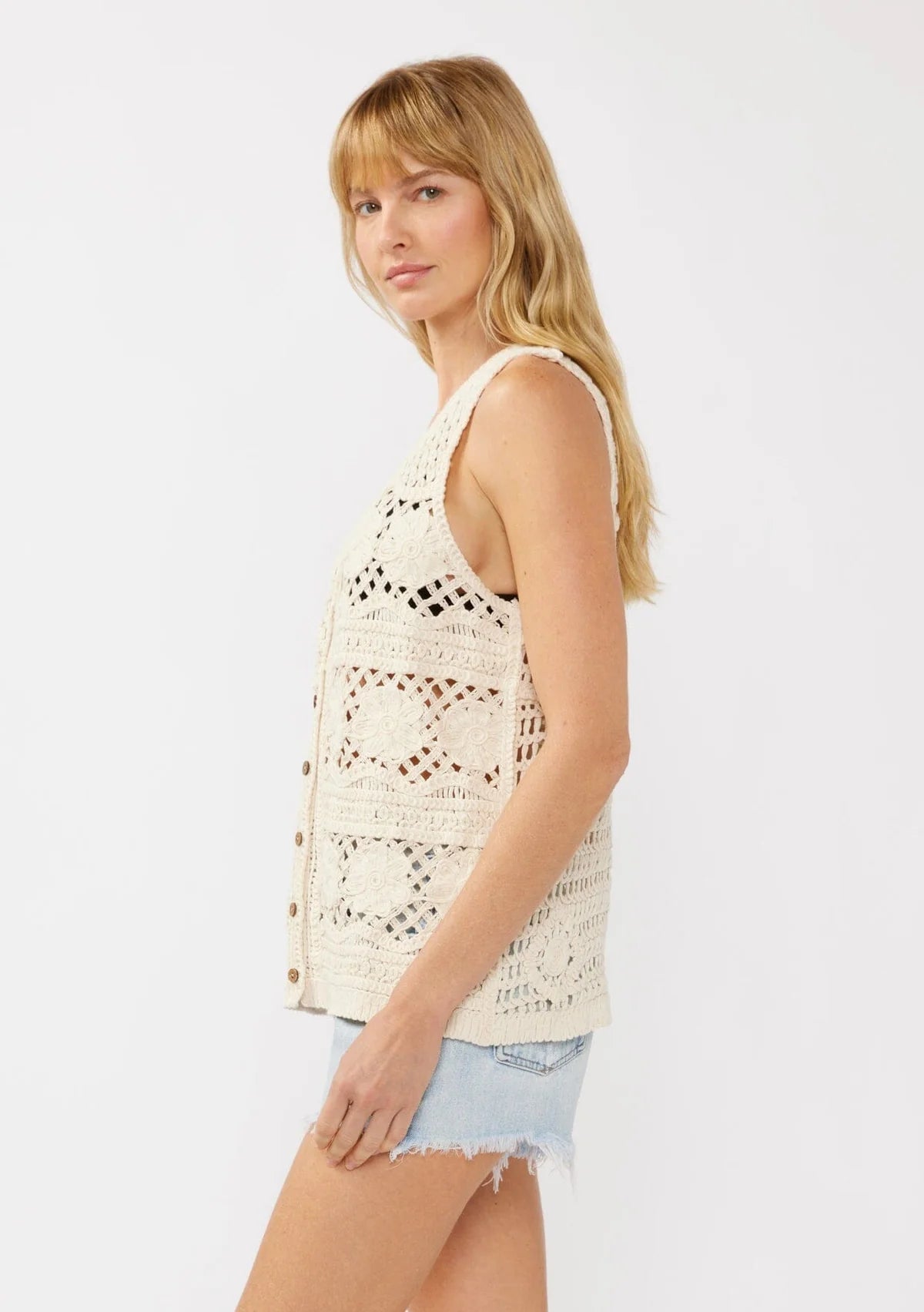 Catalina Crochet Vest