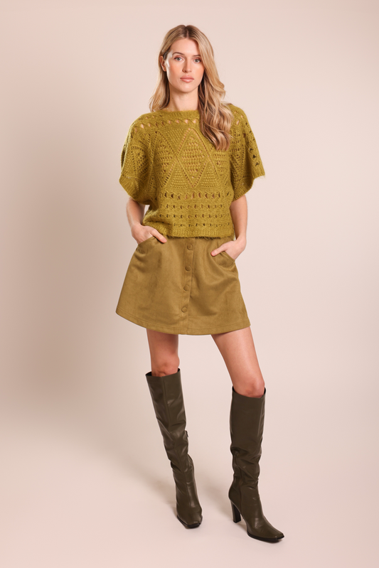 Sofia Sweater | Chartreuse