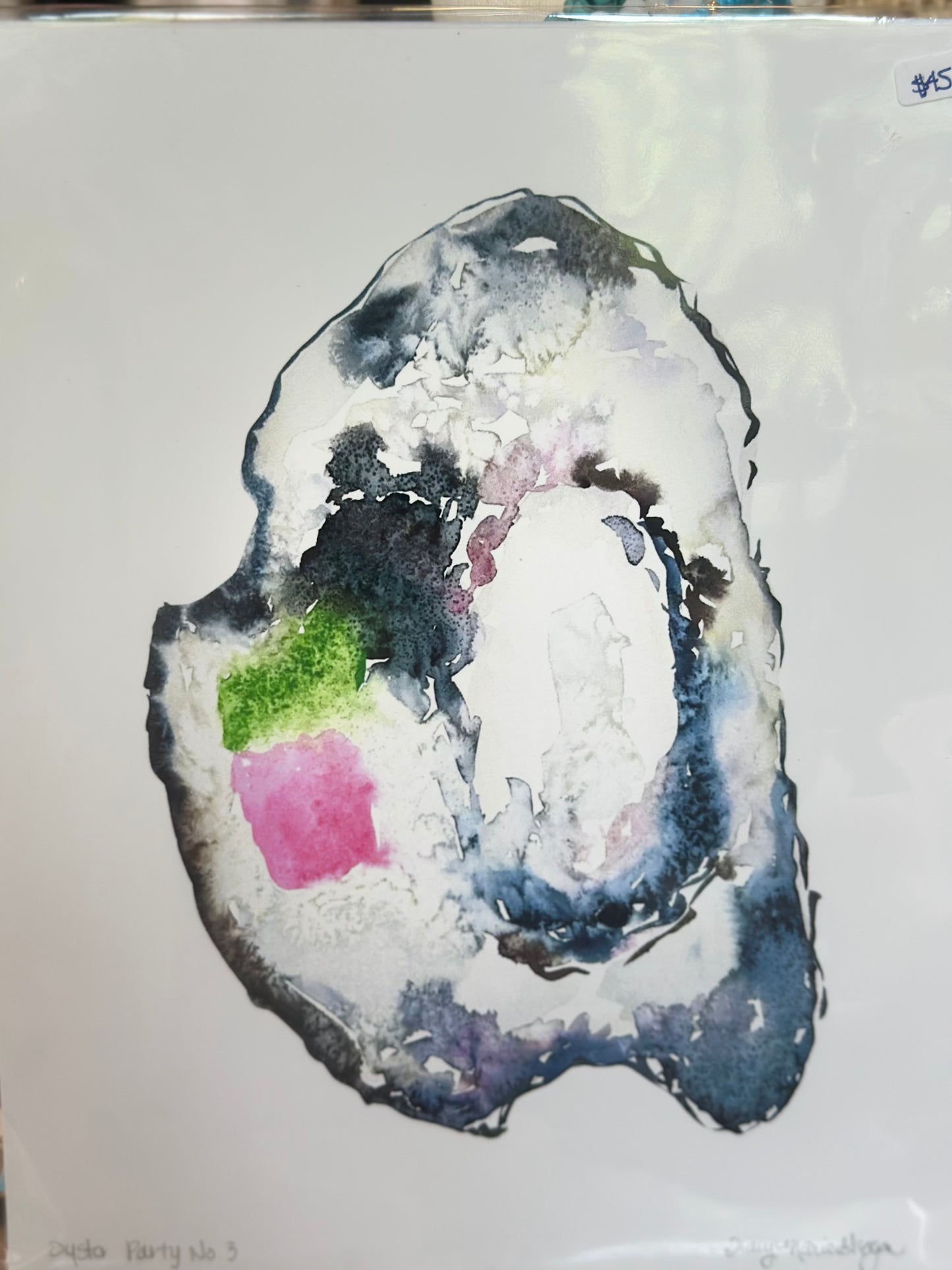 Oyster Print 8 x 10 inches