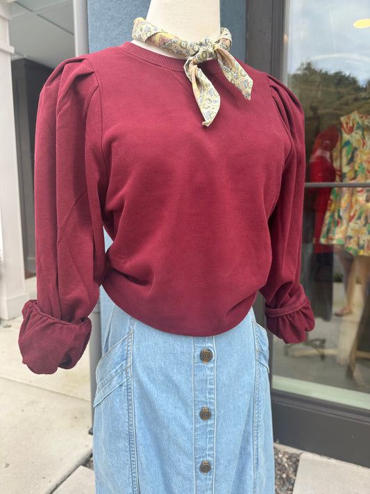 Ollie Sweatshirt | Burgundy
