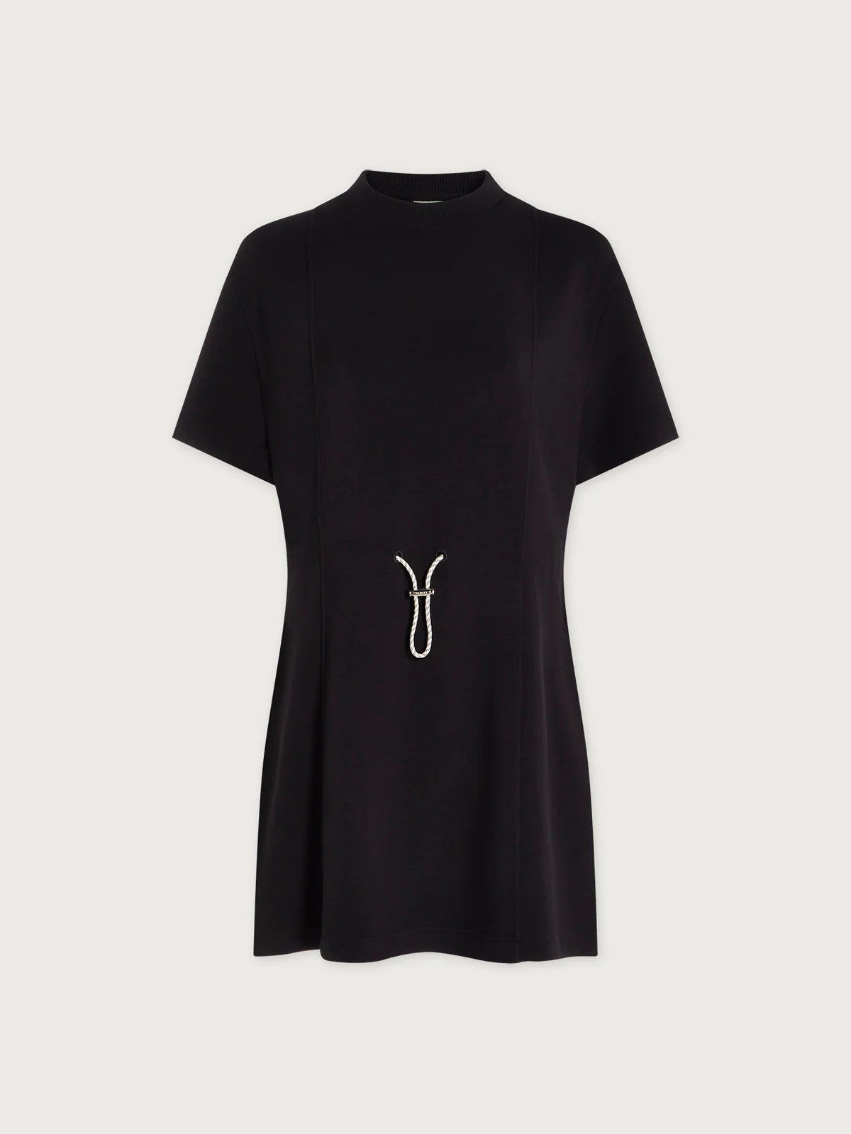 double soft black dress
