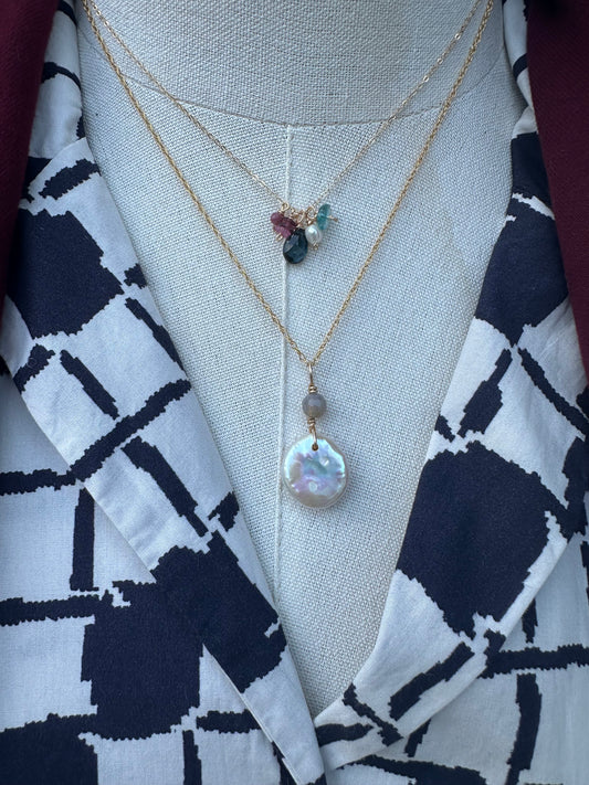 Dainties Gemstone Cluster Necklace