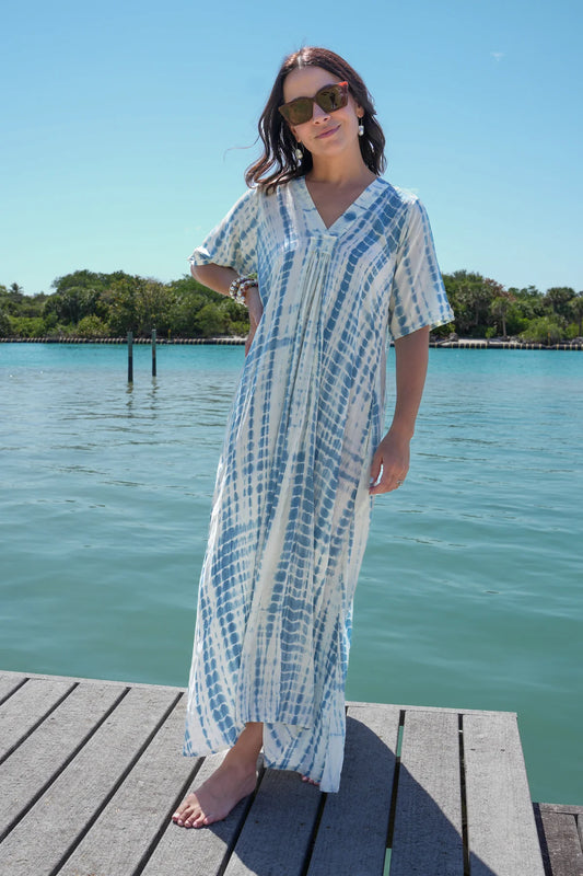 Cannes Maxi Dress | Cloud Tie Dye