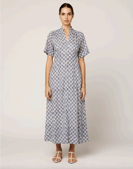 Lucero Ankle Dress | Piazze Check