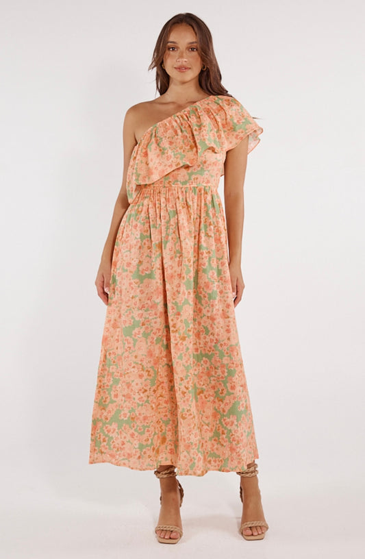 Rosa Midi Dress | Flores Print
