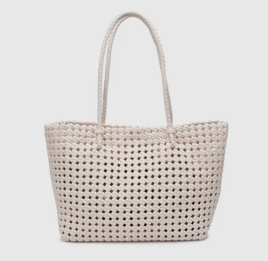 Reflection - Hand Woven Knot Tote