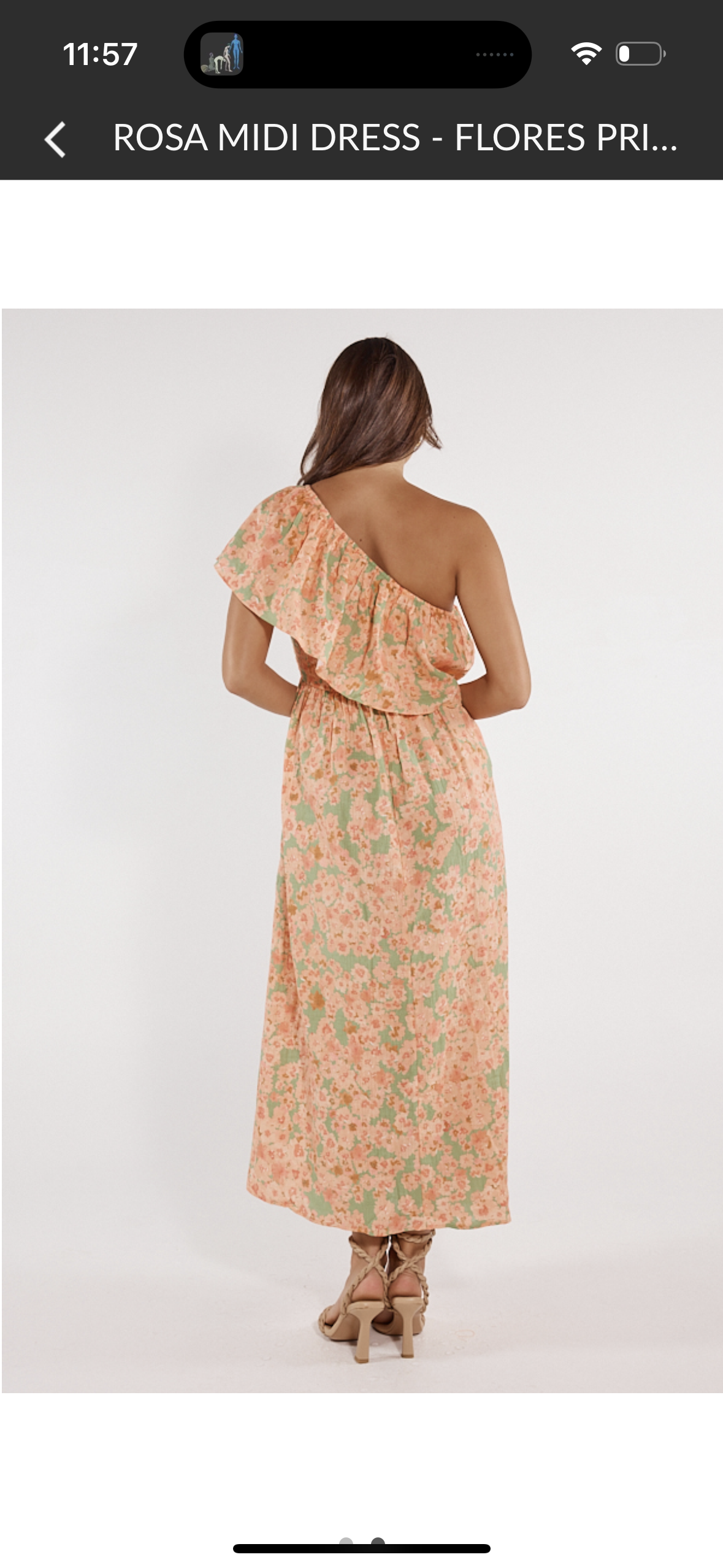 Rosa Midi Dress | Flores Print