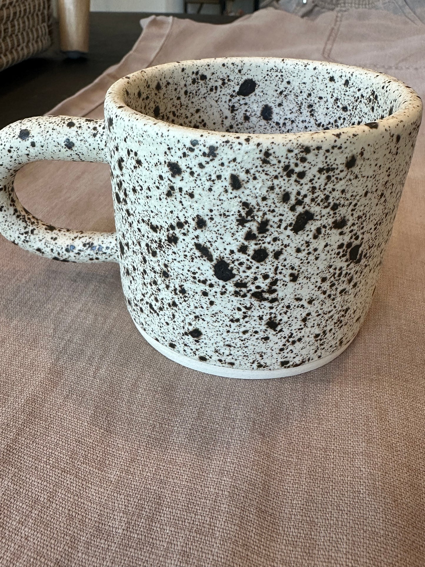 Stay Cozy Speckled Mugs