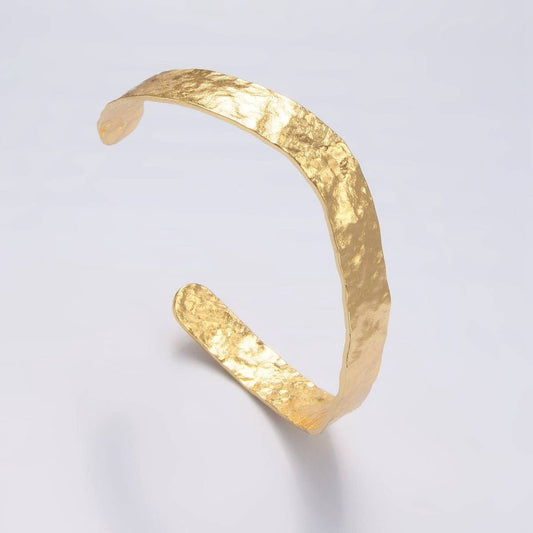 Hammered Band Cuff Bracelet