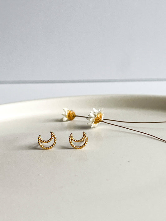 Lunar Stud Earrings