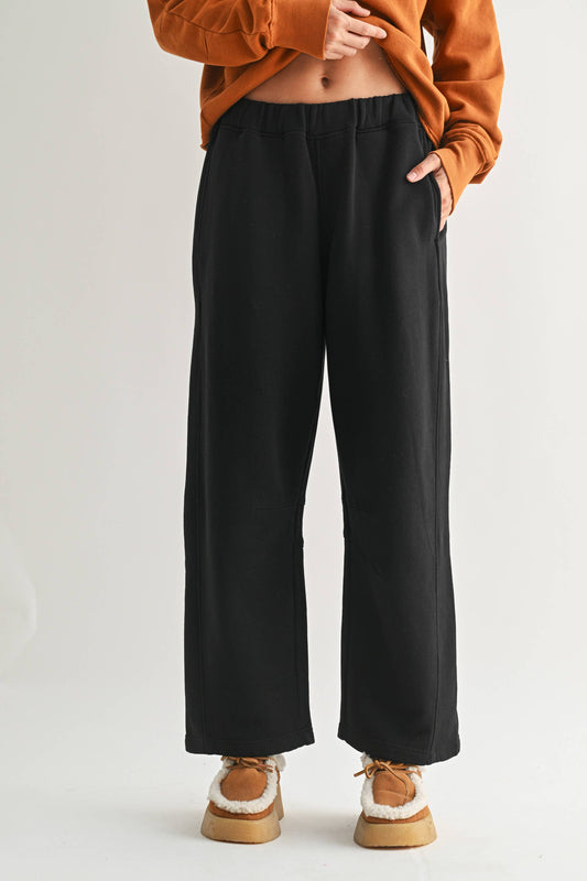 The Frame Barrel Pant | Black