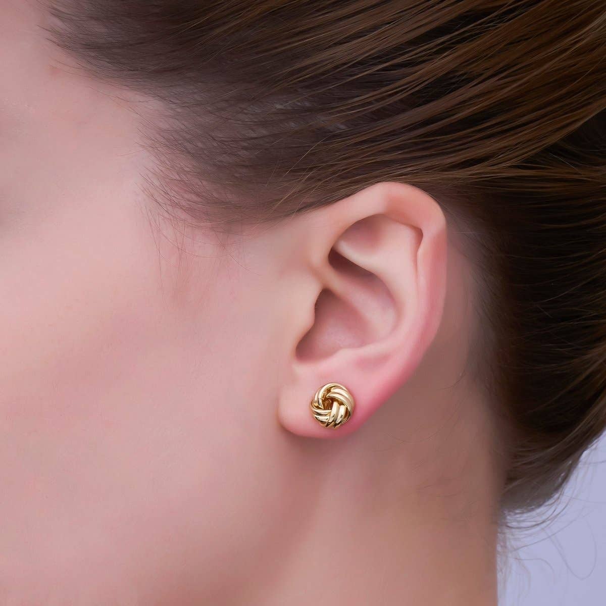 Love Knot Stud Earrings