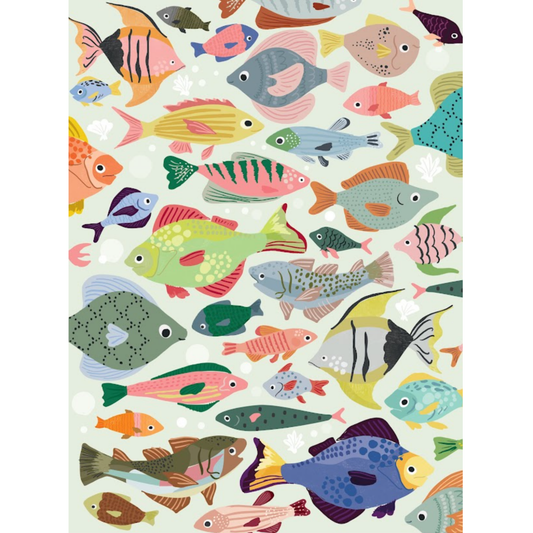 A Sea of Colors 1000 Piece Fish Puzzle