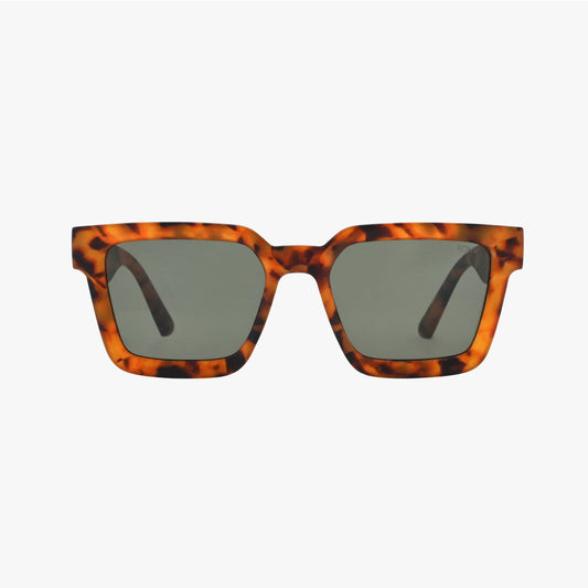 CREW AMBER Polarized Square Designer Fashion Sunglasses