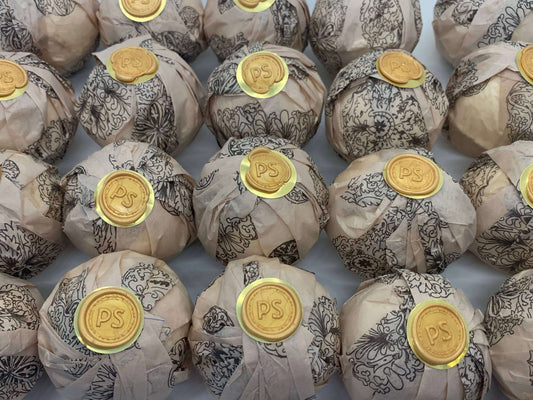 Potager Soap Co. Bath Bomb Lemongrass Calendula