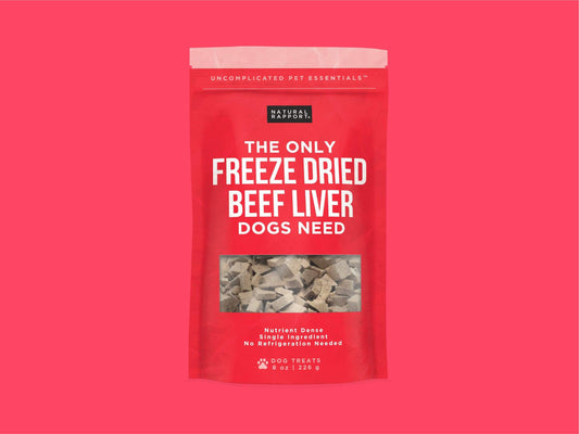 The Only Freeze Dried Beef Liver Dogs Need